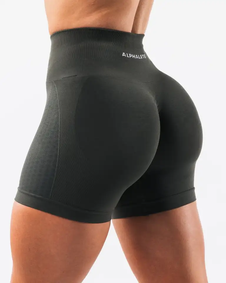 Alphaete Peach Fitness Leggings Dámska telocvičňa Šport Tesné bežecké šortky Hip päťbodové nohavice High Apar bezšvové jogové šortky