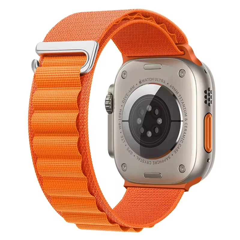 Alpine Loop for Apple Watch Ultra 2 49 mm pás 41 mm 44 mm 45 mm 38-42-40 mm Sport Nylon náramok Iwatch Series 9 8 7 6 5 3 SE remienok