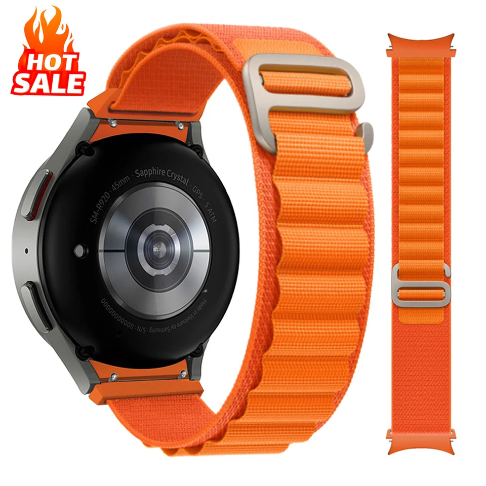 Alpine Loop pre Samsung Galaxy Watch 7 6 5 4 Fe 44 mm 40 mm remienok/5 Pro 45mm Galaxy Watch6 Classic 43 mm 47mm 47mm Smartwatch Band Band