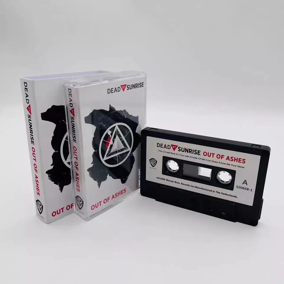 Alternatívne metalové mŕtve od Sunrise Chester Bennington Hudobná nahrávacia páska z albumu Ashes Cassettes Cosplay Soundtracks Box Tape Tape