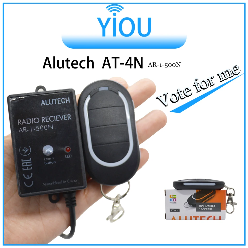 Alutech AT-4N 433,92MHz Garážové dvere diaľkového ovládača