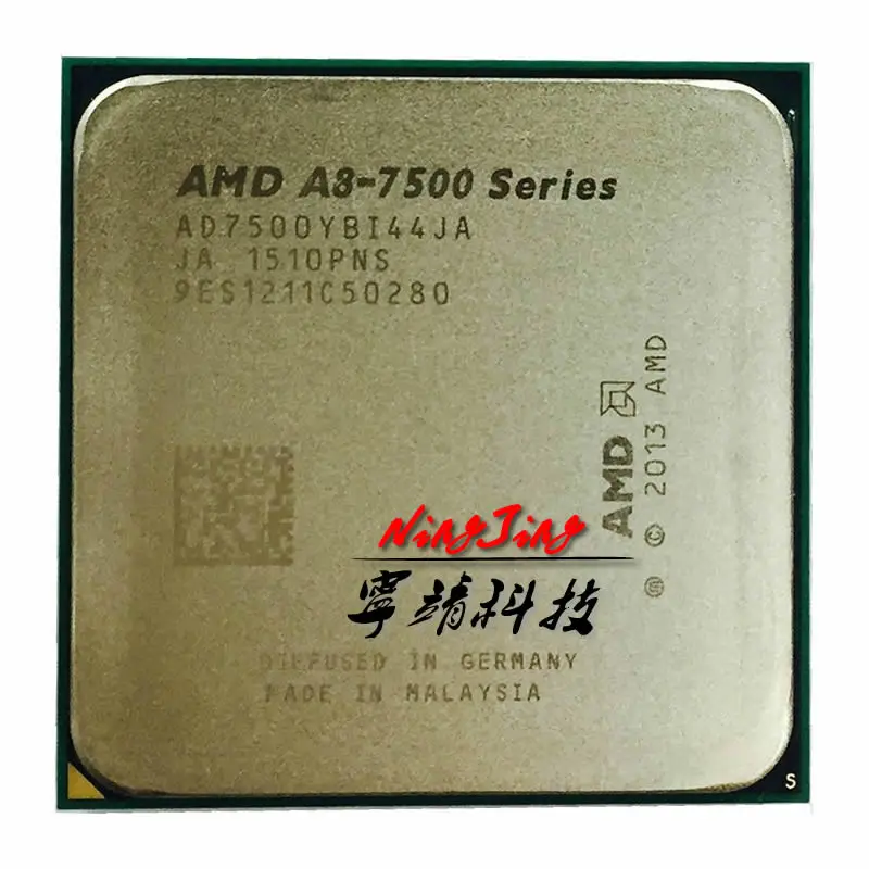 AMD A8-Series A8-7500 A8 7500 3,0 GHz použila štvorjadrový štvorkoliek CPU CPU AD7500Ybi44ja soket fm2+