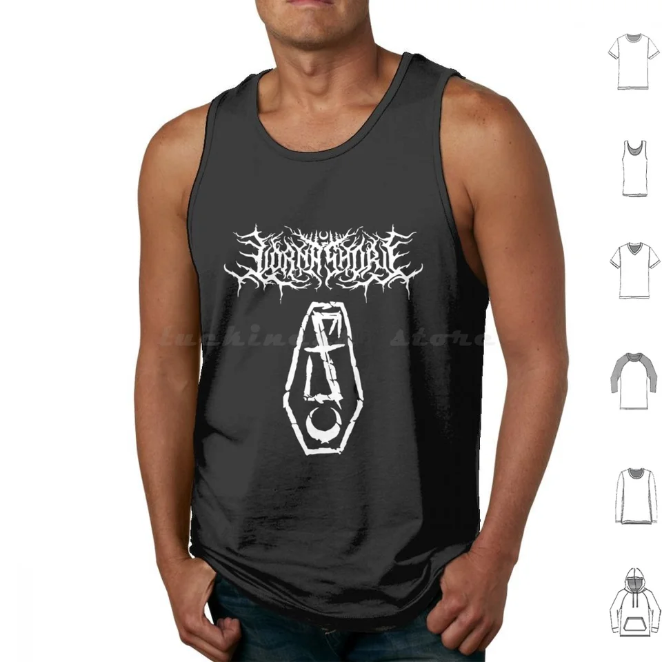American Deathcore Band Tank Tops Tlač bavlny Lorna Shore Lorna Immortal Metal Lorna Shore Logo Lorna Shore Destroyer of