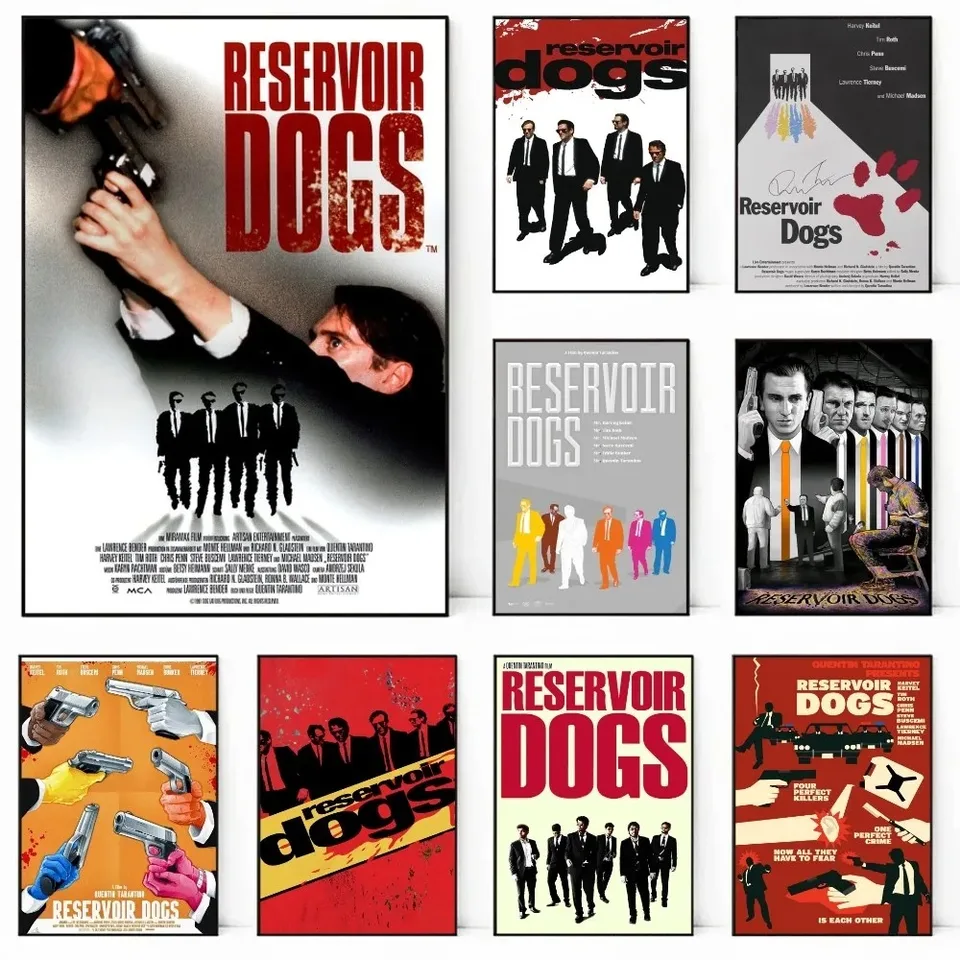 American Film Reservoir Dogs Canvas Painting Plagát tlač maľba Spálňa Štúdio Štúdio obývacia izba nástenná dekorácia