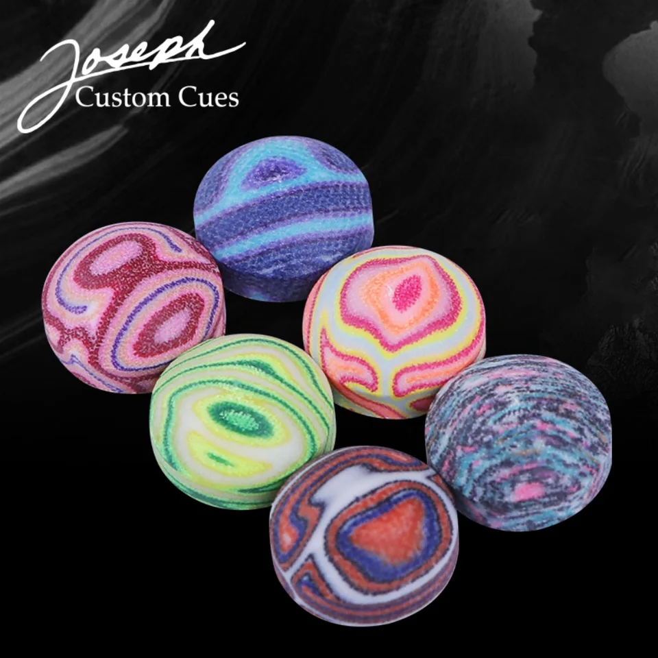 American Joseph Break & Jump Colorful Cue Tip 13 mm