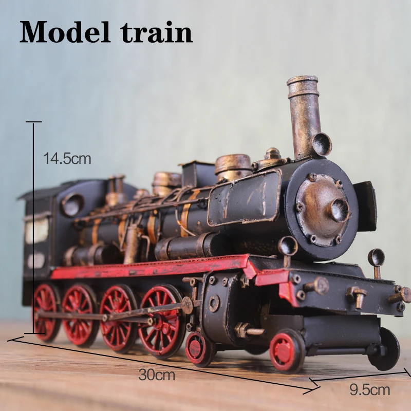 American Retro Iron Steam Locomotive Model HC001 Zberateľná hračka darčekového vlaku