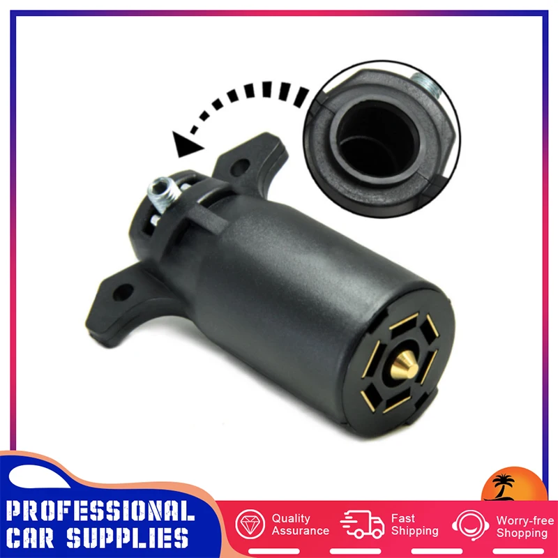 American RV Trailer Seven-Dierová zástrčka 7 PIN 12V Conektor Adapter Prepojovacie zariadenie pre aplikácie napájania Aplikácie vodotesné