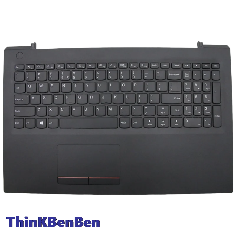 Americká anglická klávesnica Horný puzdro Palmrest Shell Cover pre Lenovo V110 15AST 15IAP 15IKB 15ISK NAPOJET 5CB0L78389