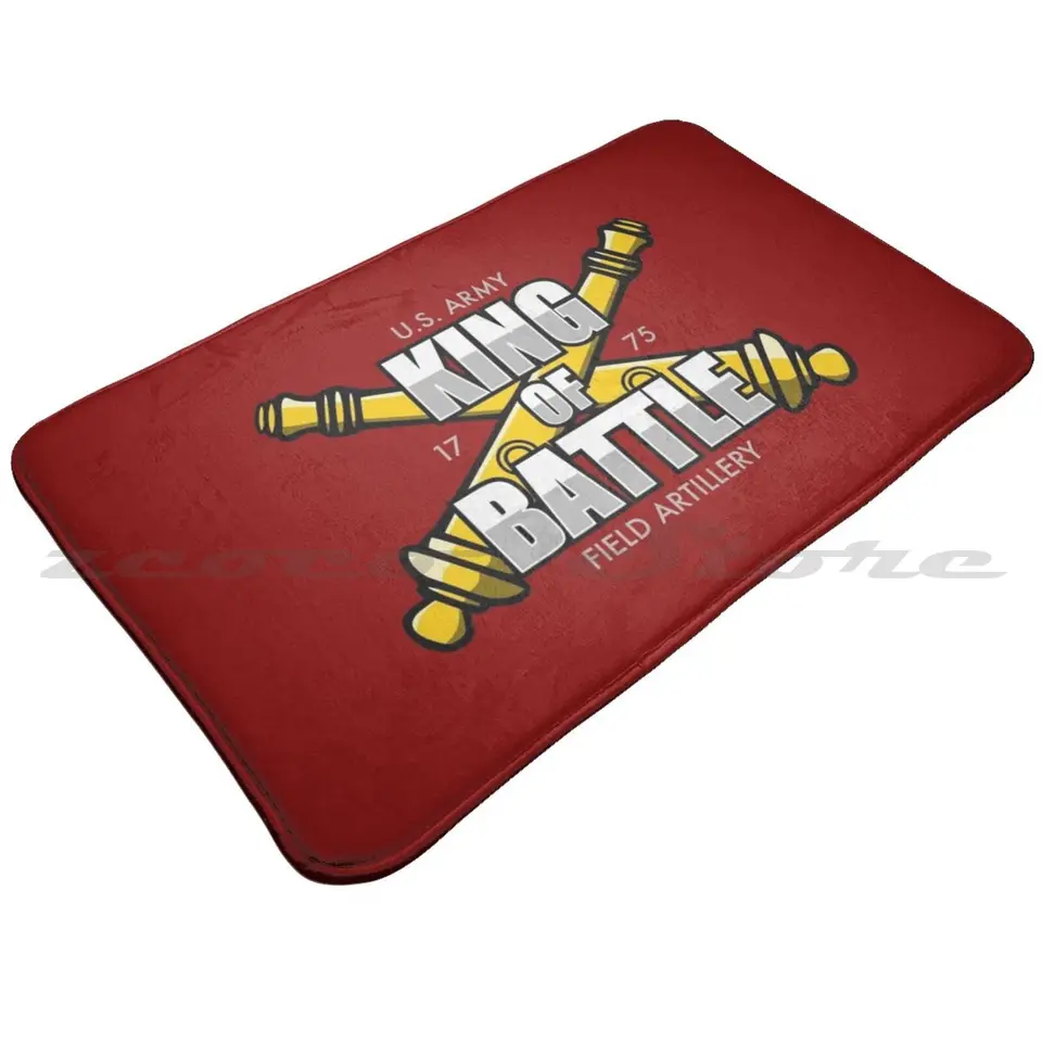 Americká armáda Field Artillery Soft Non-Slip Mat Koberce Cushion Field Artillery Branch Spojené štáty americká armáda USA Kráľ boja