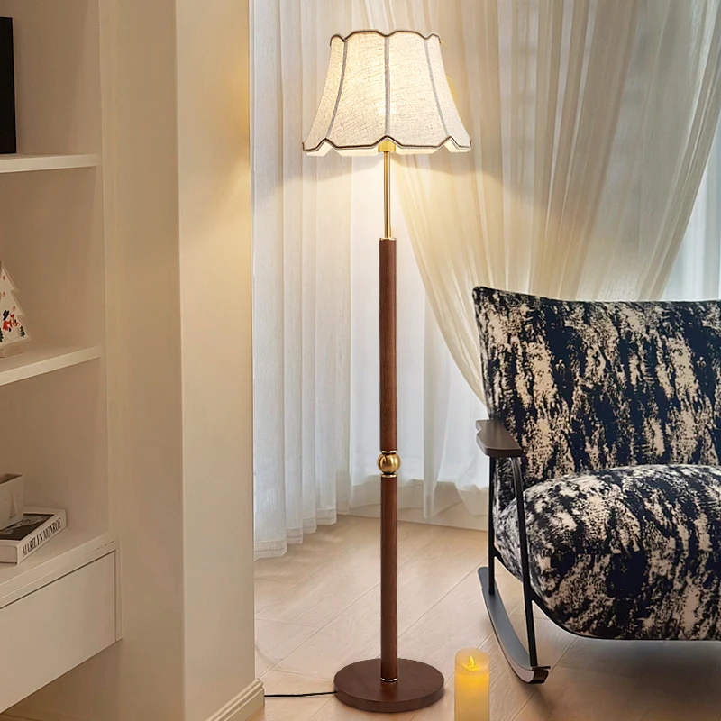 Americká retro poschodová lampa Jednoduchá ochrana očí podlahová lampa obývacia izba spál