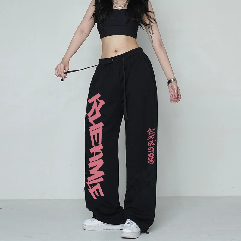 Americká ulica osobnostné športové nohavice pre ženy hip-hop dizajn dizajnu žien trendy letné leto