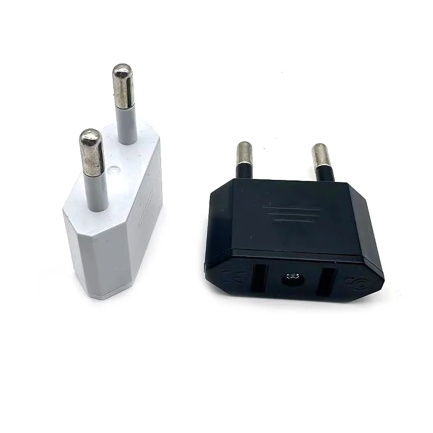 Americká Čína do EÚ Európska adaptér cestovného energie 2 Pin Us do EÚ Plug Adapter AC Converter Type C Plug Electrical Socket Socket
