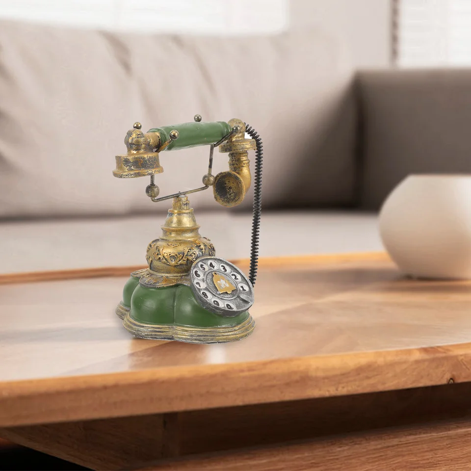 Americké retro skrinky Rotary Phones Home Decors Vintage Telefónny stôl Hračky Ozdobia