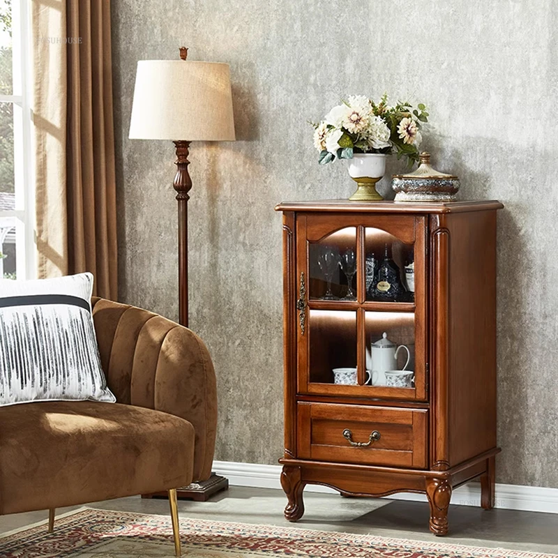 Americké vínne drevené vínny vínny vínna obývacia izba Víno Víno Svetlo svetlo Luxusné retro reštaurácie Storage Baret