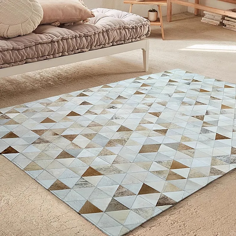 Americký štýl Originálny koberec Cowhide Obýva