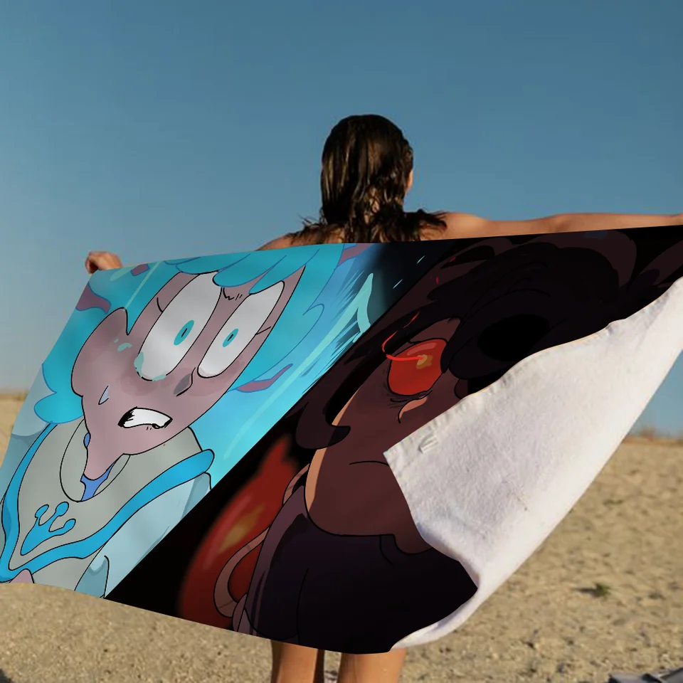 Amfibia Anne Big Microfiber Plážové uteráky Rýchle suché uteráky piesočné uteráky na uterák na cestovanie