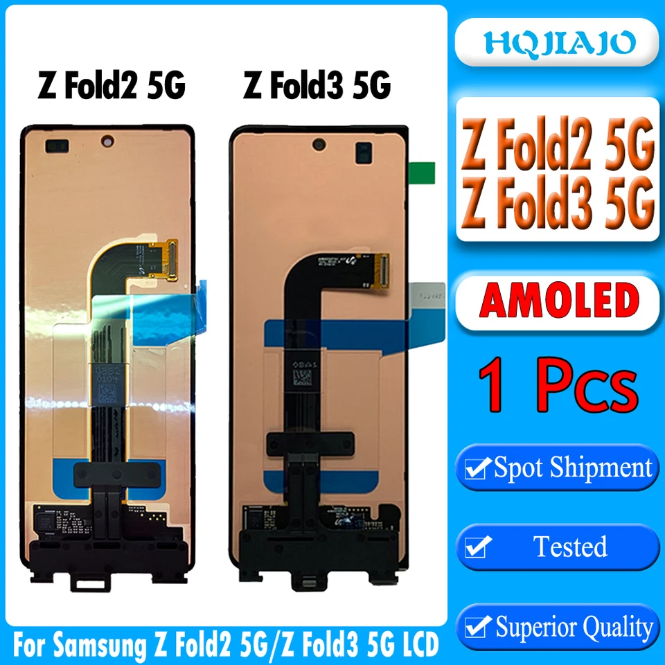 AMOLED pre Samsung Z Fold2 5G LCD F916B LCD DISPLOT DOTATICKÁ SCRON pre Samsung Z FOLD3 5G F9260 F926B DIPLAY