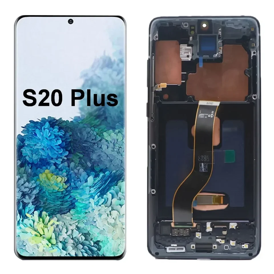 AMOLED S20+ LCD pre Samsung Galaxy S20 Plus LCD Display SM-G985A G985U G985F/DS G986B/DS DOTOVATEĽA S DOPRAVU