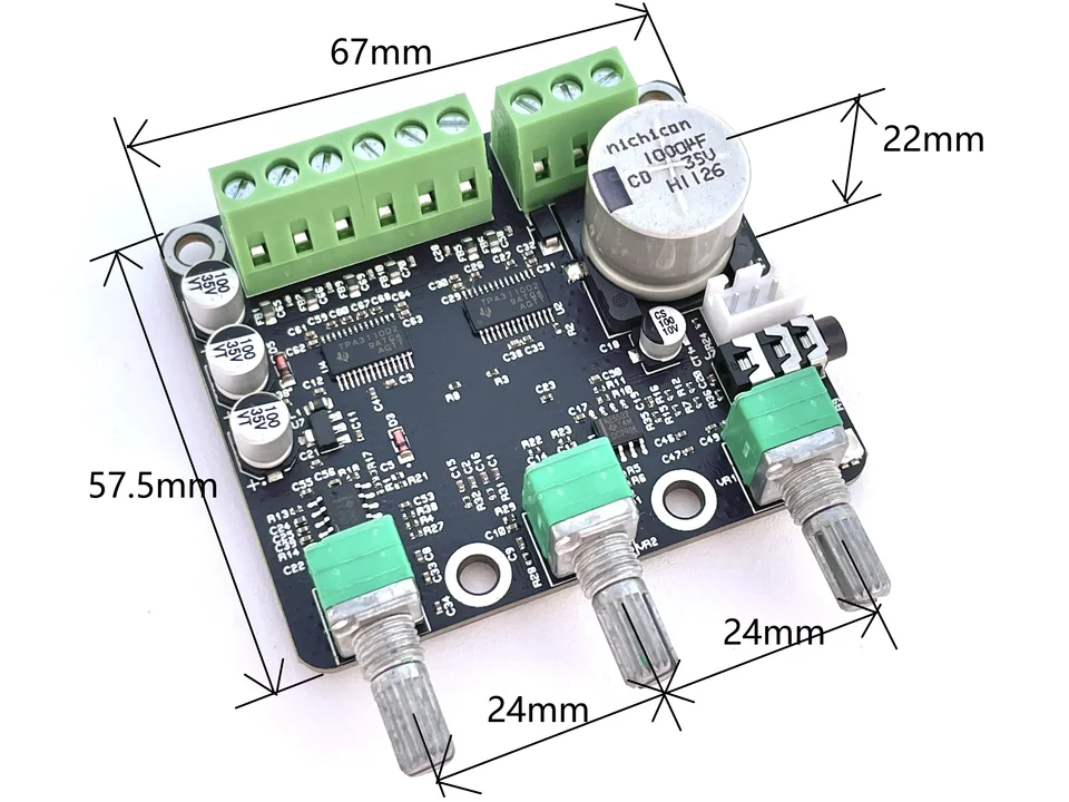 AmplificAdor 2.1 TPA3110D2 Subwoofer Amplifier Audio Board 15x2+30W HIFI Stereo NE5532 AMP pre počítačový reproduktor