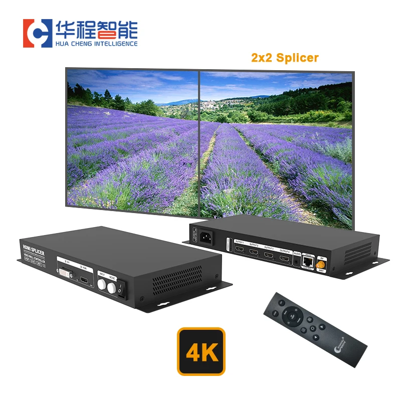 AMS HVS-C4 SCRESENT SPLICER 4K SIGNATION VIDEOA integrácia Video Splicer LED VIDEO SILO SCREETÁR SCREED OVERÁCIE PRE SPLICER