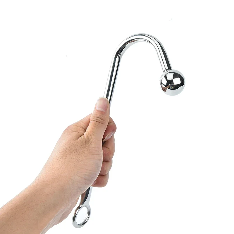 Anal Hook Metal Butt zástrčka s guľovým análnym zástrčkou Anal dilatátor gay sex hračky z nehrdzavejúcej ocele nové pre mužov a ženy pre dospelých
