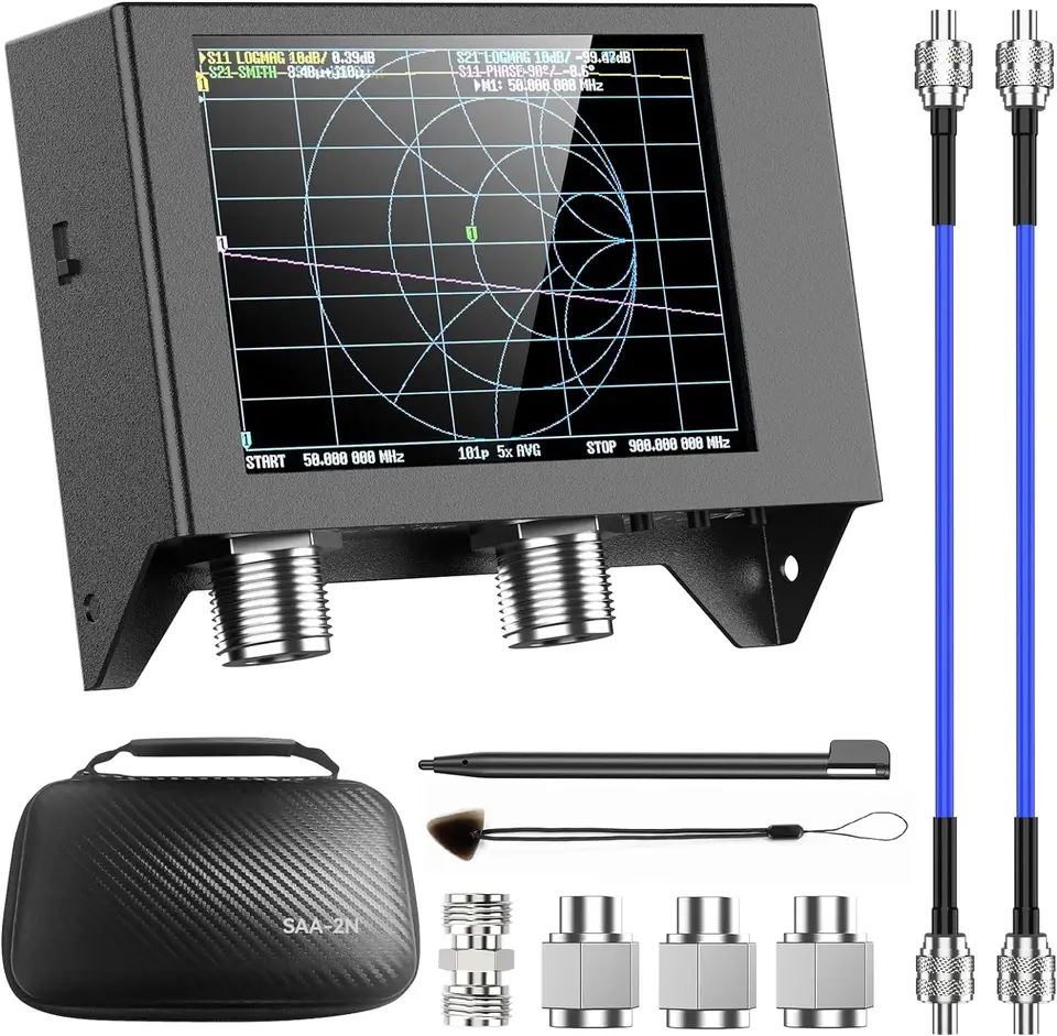 Analyzátor antény Nanovna SAA -2N VNA 50 kHz -3 GHz Analyzátor siete 4 