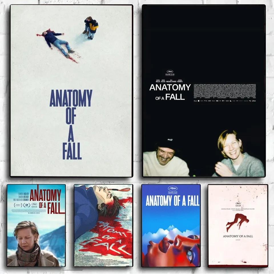 Anatómia Fall Movie Plagát Žiadny zarámovaný plagát Kraft Club Bar papier Vintage plagát nástenná maľba maľba spálne Študijné nálepky