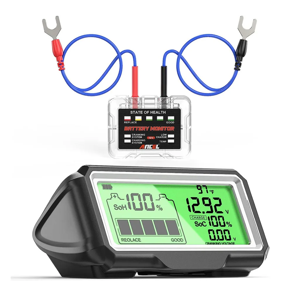 Ancel BM200 Pro 12V tester Battery LED monitor Displej SOH Soc Cranking Test Test nástroj Profesionálny analyzátor zdravia batérie