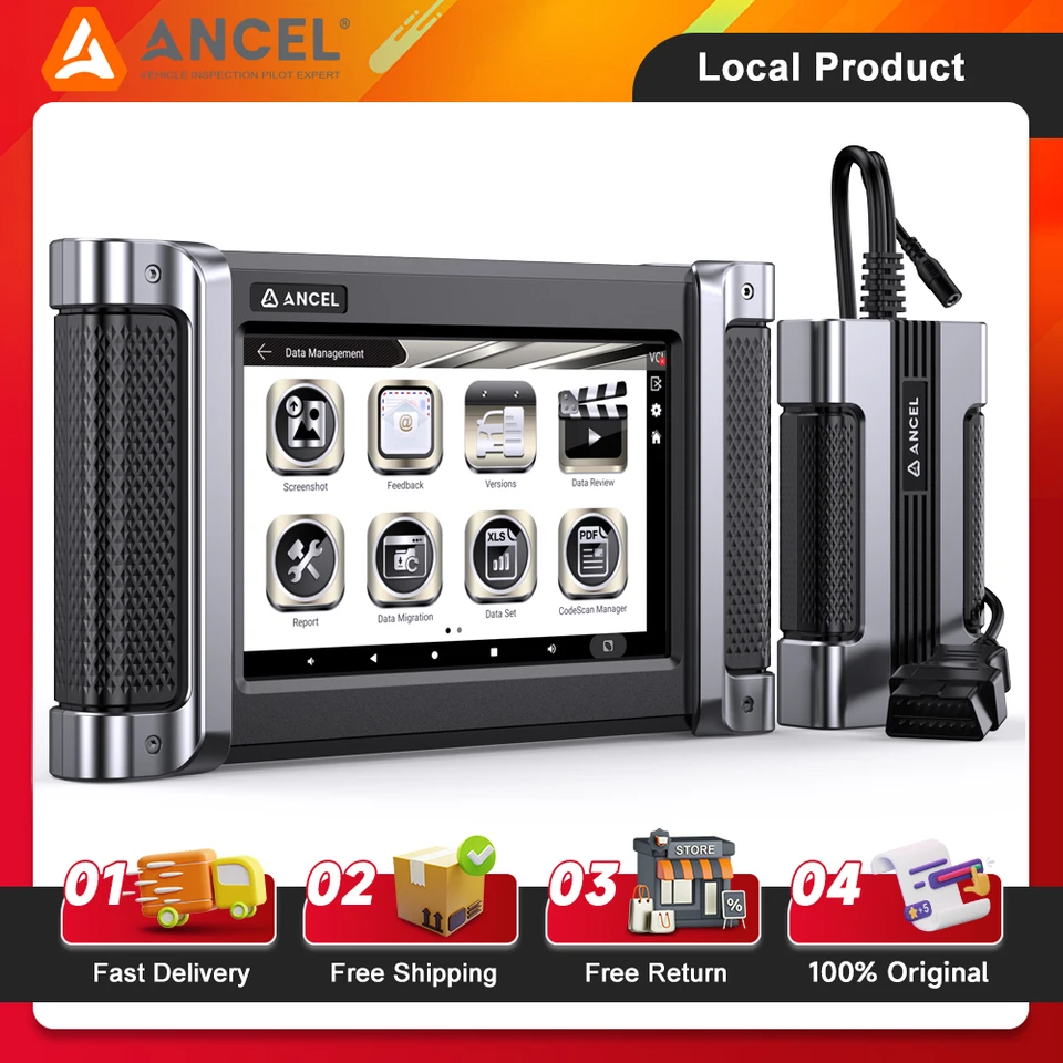 Ancel HD8000 Scanner Truck Scanner DPF Regen All System Diagnostic Diagnostický nástroj Diagnostický nástroj zadarmo pre Cummins/Detroit