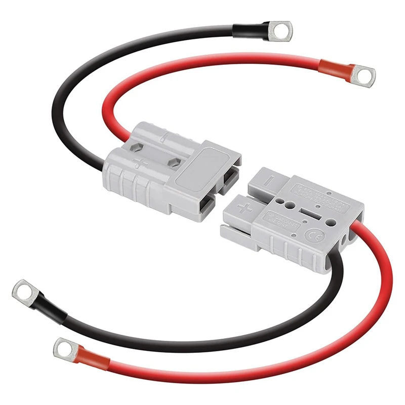 Anderson Connector 50A Kit Anderson Plug 8 Guage 30 cm Battery Káble Waterproof Quick Connectors for LifEPO4