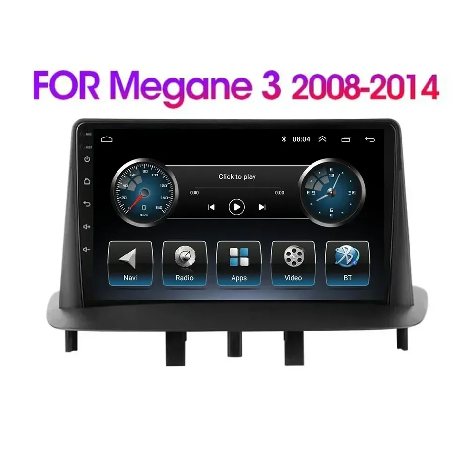 Android 13.0 GPS Car Aut Radio pre Renault Megane 3 Fluence Samsung SM3 2008 - 2014 Multimedia Player DSP CarPlay 8G 128G