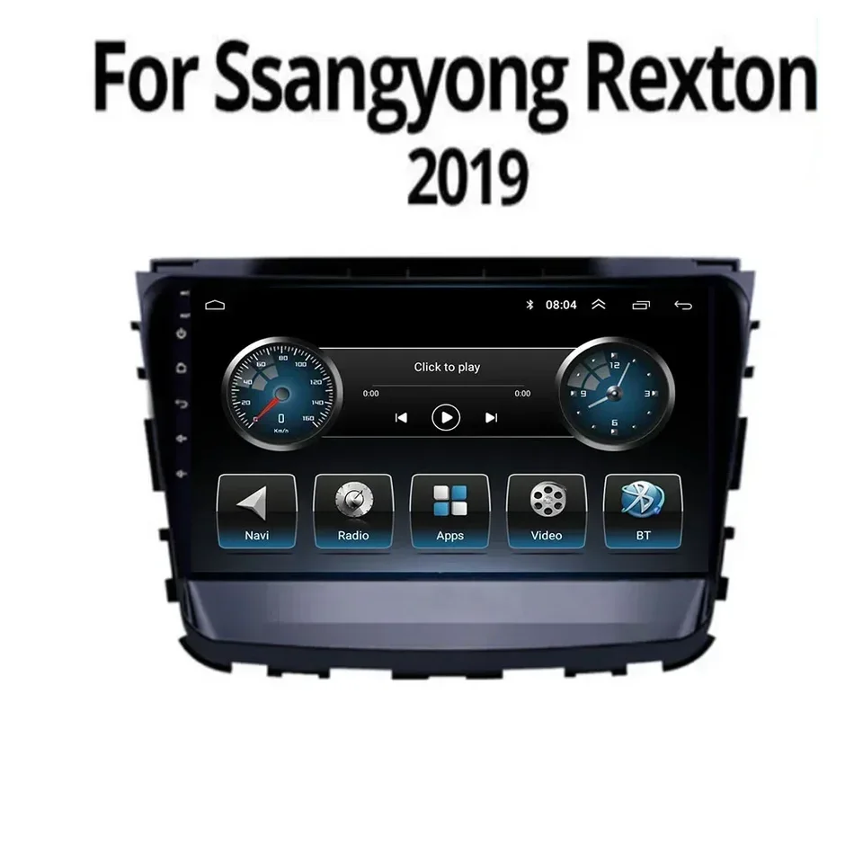 Android 13 Cardio Radio pre Ssangyong Rexton 2019-2050 Multimedia Player Navigation GPS 2Din CarPlay Stereo Camera DVD