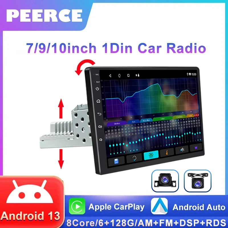 Android 13 multimediálny hráč GPS Auto CarPlay Screen Screen Radio pre univerzálne 1Din č. 2Din GPS Headunit Autoradio