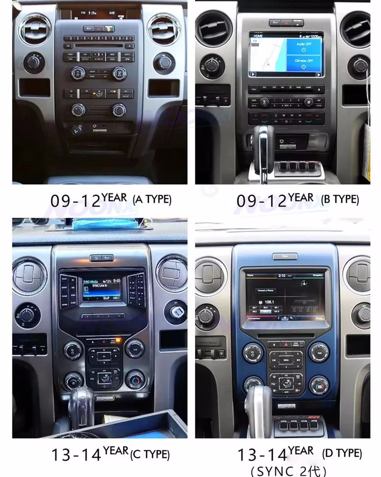 Android 13 pre Ford F150 2012-2016 Automobilový automobilový multimediálny multimediálny CarPlay Auto Bluetooth WiFi 4G DSP GPS navigácia