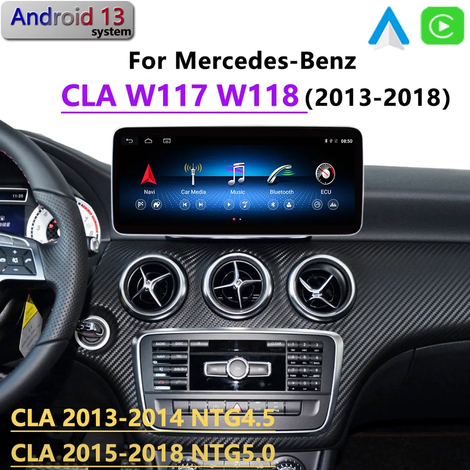 Android 13 pre Mercedes-Benz CLA W117 W118 CLA250 2013-2018