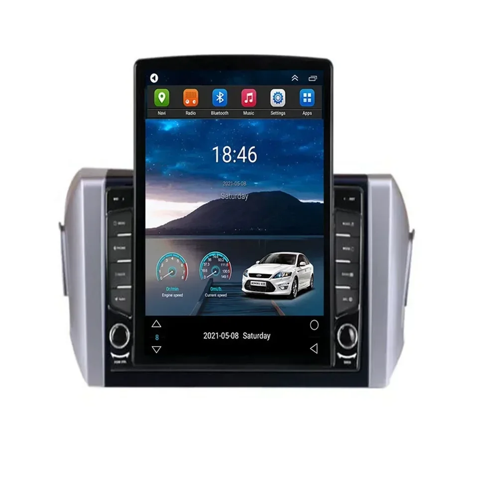 Android 13 pre Toyota Innova 2015 2016 2017-2035 Tesla Vertikálny automobil Rádio Stereo Multimedia Player CarPlay GPS NAV 8+128G