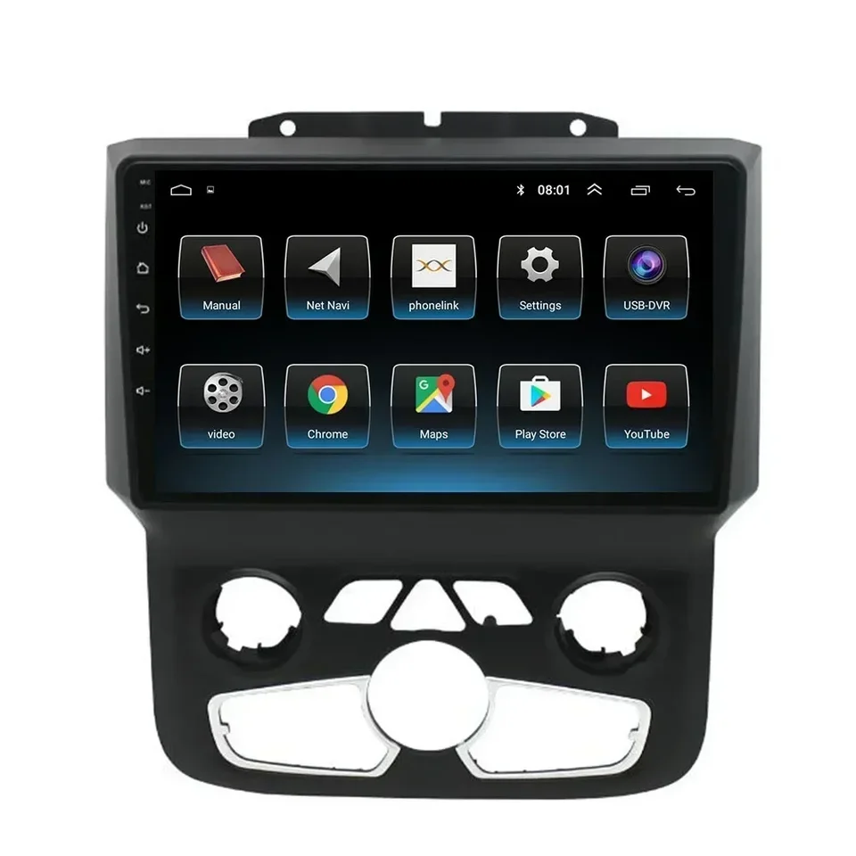 Android 13 Radio Car Multimedia Video Player pre Dodge Ram 1500 2500 2013-2019 -2030