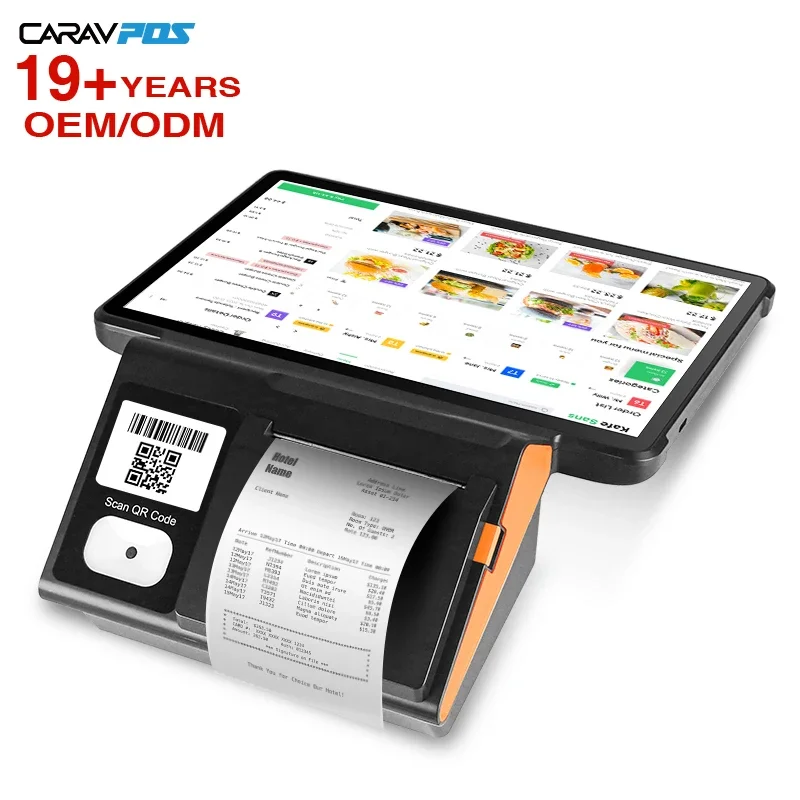 Android 13 Systémy mini pokladne za predajné systémy 11 '' POS Tablet NFC Supermarket ATM STAME ATLE V 1 POS TERMERT