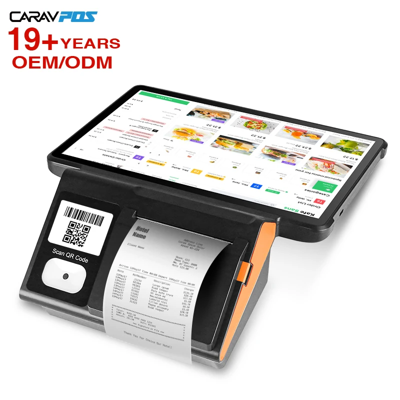 Android 13 Systémy mini pokladne za predajné systémy 11 '' POS Tablet NFC Supermarket ATM STAME ATLE V 1 POS TERMERT