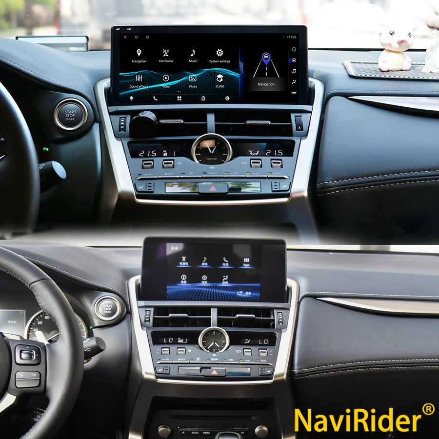 Android 14 Car Radio CarPlay pre Lexus NX NX200 NX200T 300H 2014-2021 IPS dotyková obrazovka Multimediálny videozáznam Stereo GPS 4G LTE