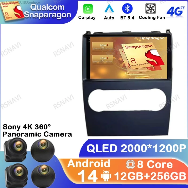 Android 14 Car Radio pre Mercedes Benz B200 AB Class W169 W245 Viano Vito W639 Sprinter W906 multimediálne bezdrôtové bezdrôtové CarPlay Auto