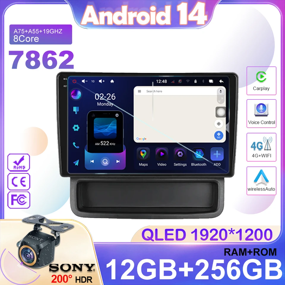 Android 14 Cardio Radio pre Renault Trafic 2 pre Opel Vivaro A pre Nissan Primastar 2006 - 2014 Navigačný multimediálny hráč GPS