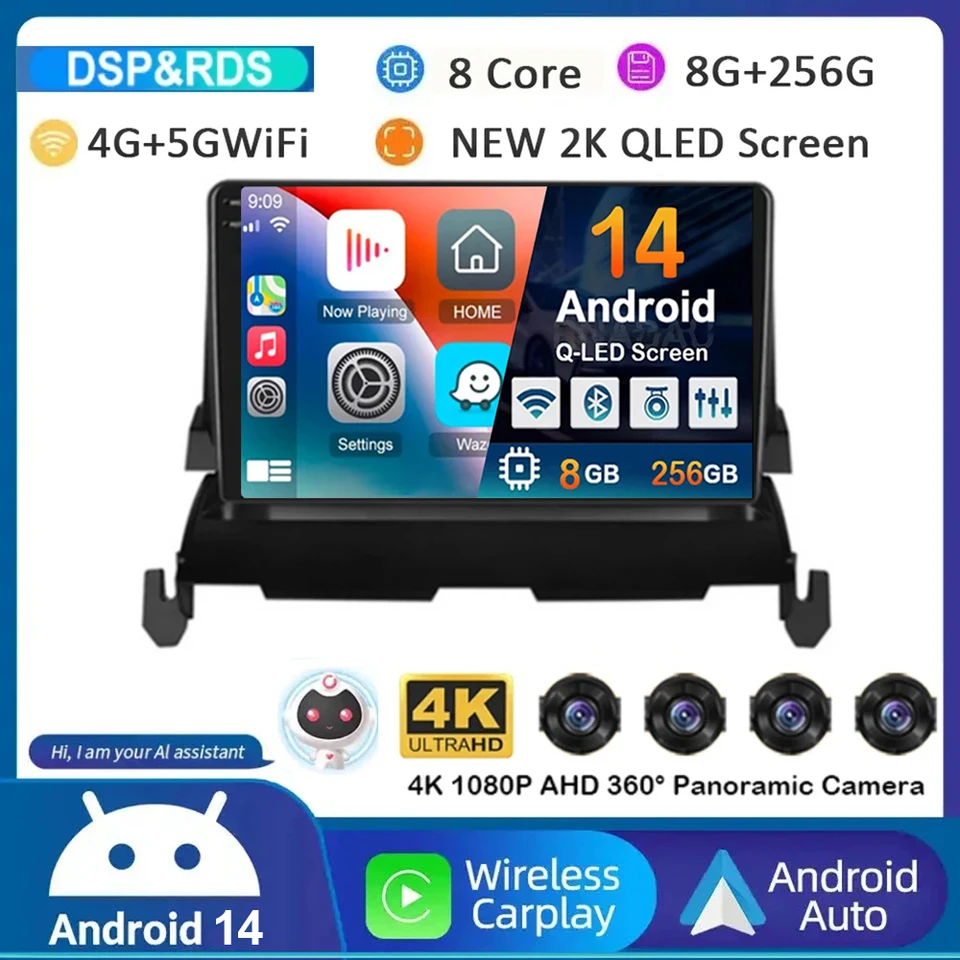 Android 14 CarPlay Auto WiFi+4G pre Dodge Journey 2009 2010 2012 2012 2012 CAR GPS navigácia multimediálne video prehrávač Hlava Unit