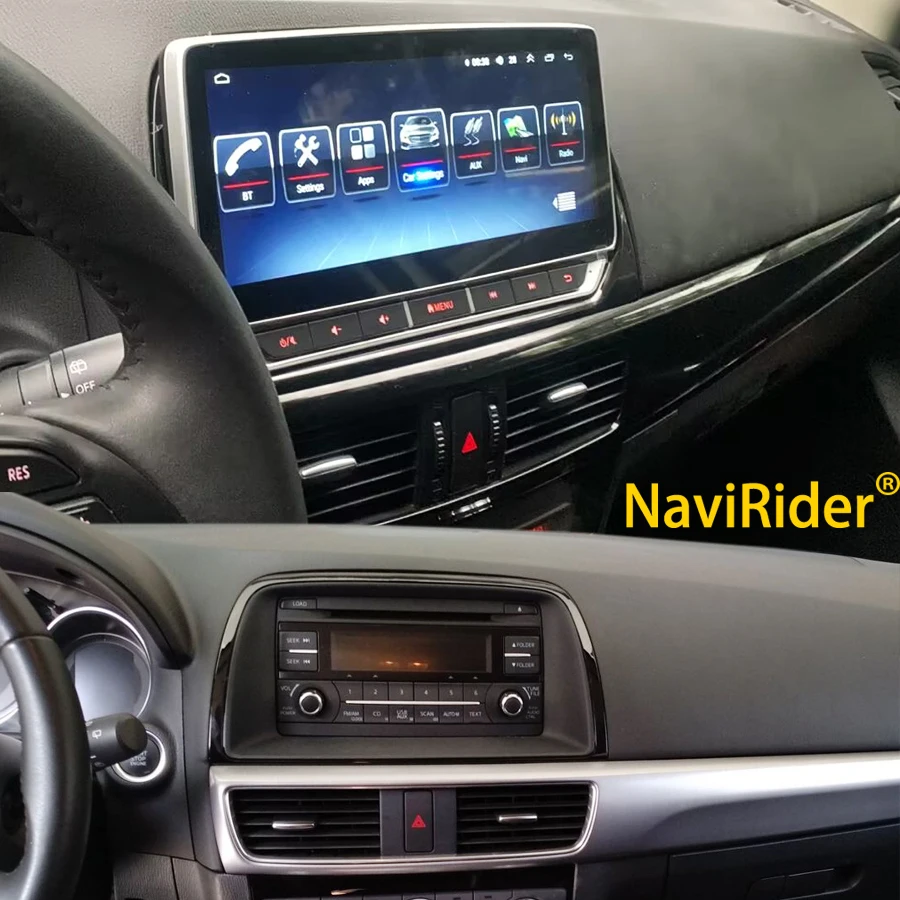 Android 14 CarPlay pre Mazda CX 5 CX5 CX-5 2012-2016 Automobilové rádio Multimediálne video prehrávač navigácia CarPlay Head Unit Screen GPS GPS