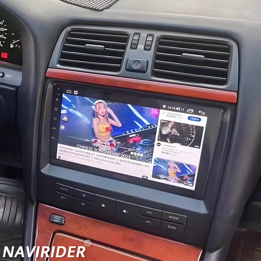 Android 14 Obrazovka pre Lexus LS400 1995-2000 Stereo Car Radio Multimedia Video Player Player GPS CarPlay Auto Audio Navigation Head Unit