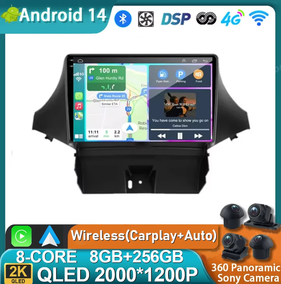 Android 14 pre Chevrolet Orlando 2009 2010 - 2018 2K QLED Stereo Car Radio Multimedia Video Player GPS 4G CarPlay