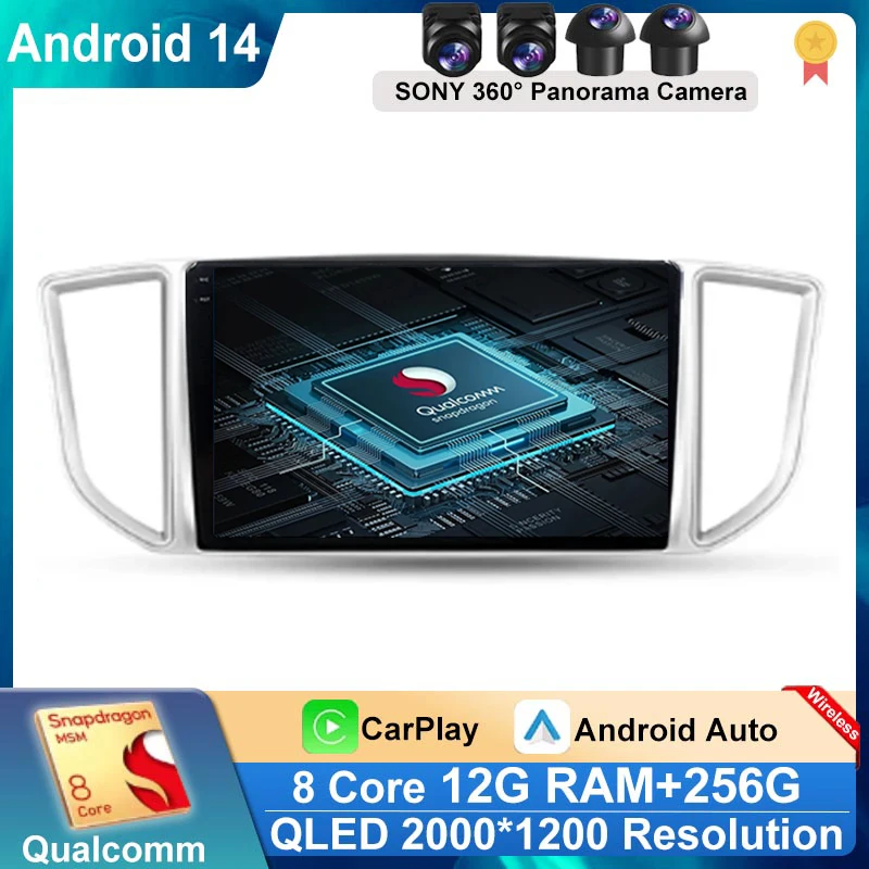 Android 14 pre Dongfeng Forthing M5 2018 - 2022 Navigačná hlava automobilu č. 2Din Auto Radio Touch Screen Stereo Multimedia BT 5G