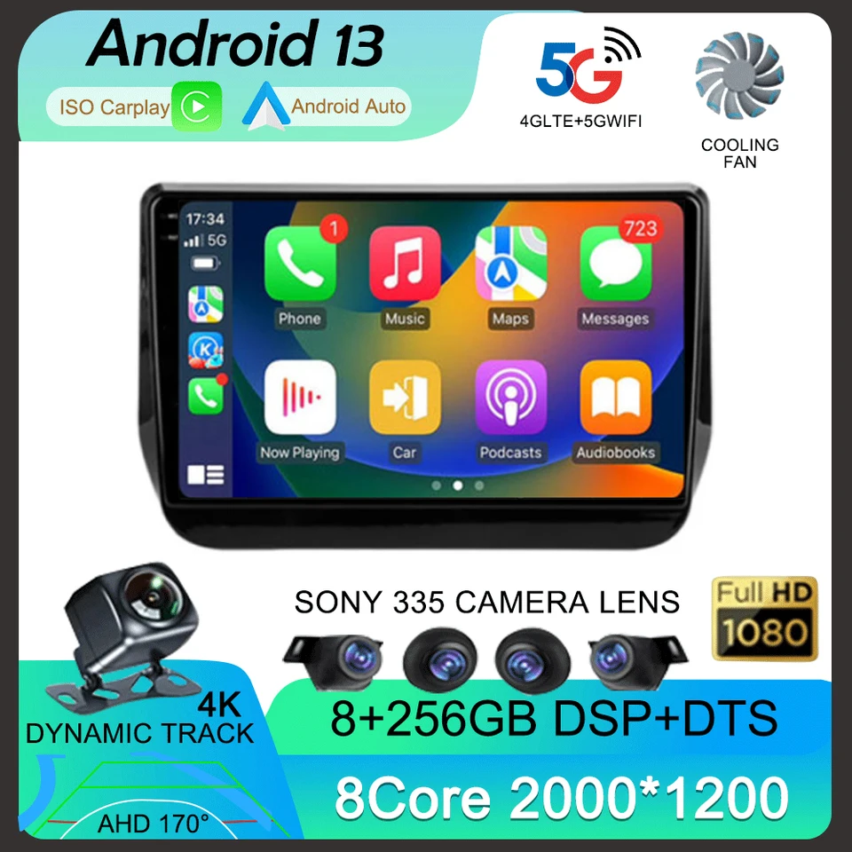 Android 14 pre Hyundai H1 2 Grand Starex TQ 2017 - 2022 4G LTE Navigation Stereo 5G WiFi DVD DSP Multimedia Head Unit Qualcomm