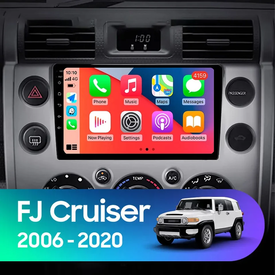 Android 14 pre Toyota FJ Cruiser J15 2006 2007 2008 - 2020 CAR Radio Multimedia Player GPS Navigation CarPlay Auto WiFi 4G DSP