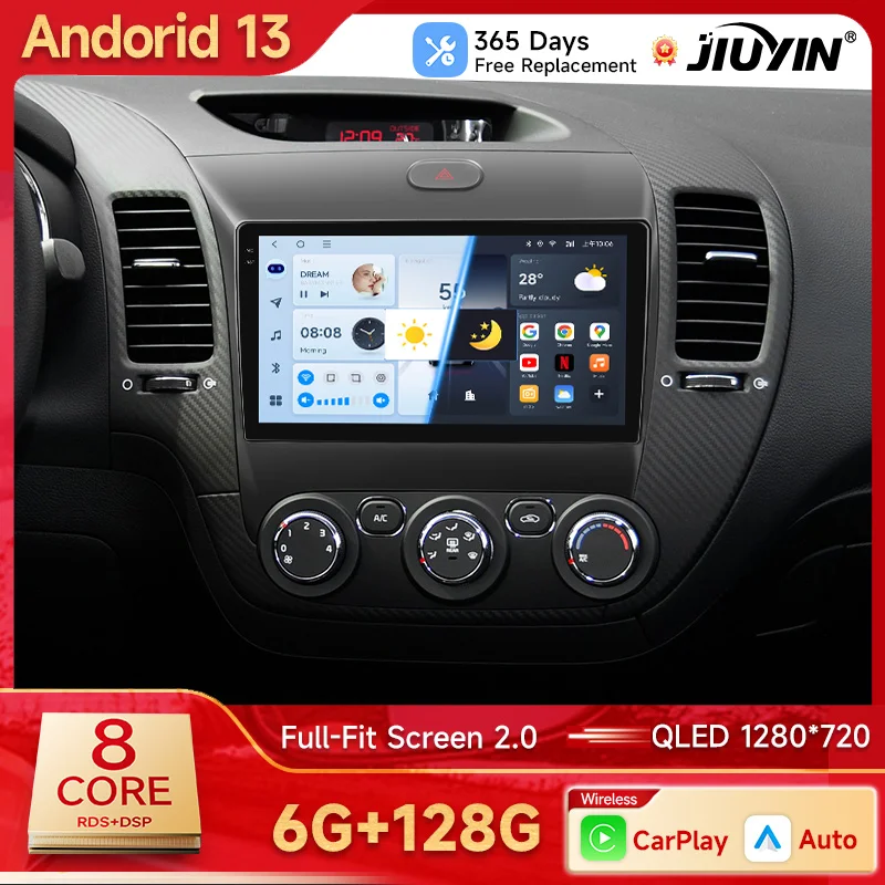 Android Auto CarPlay pre Kia K3 Cerato Forte 3 yd Tuner 2013 2014 2015 2016 2016 2017 Multimediálny automobilový rádiový prehrávač Video WiFi+4G DSP